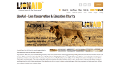 Desktop Screenshot of lionaid.org