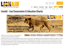 Tablet Screenshot of lionaid.org